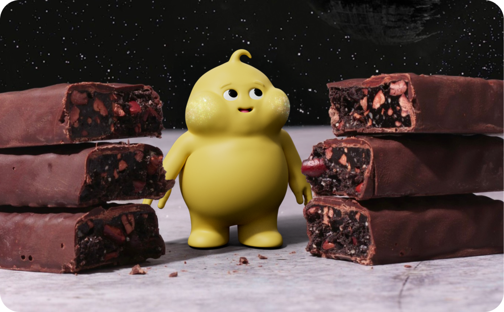 Butter Baby Goes Intergalactic:
The Choco Space Bar Reveal