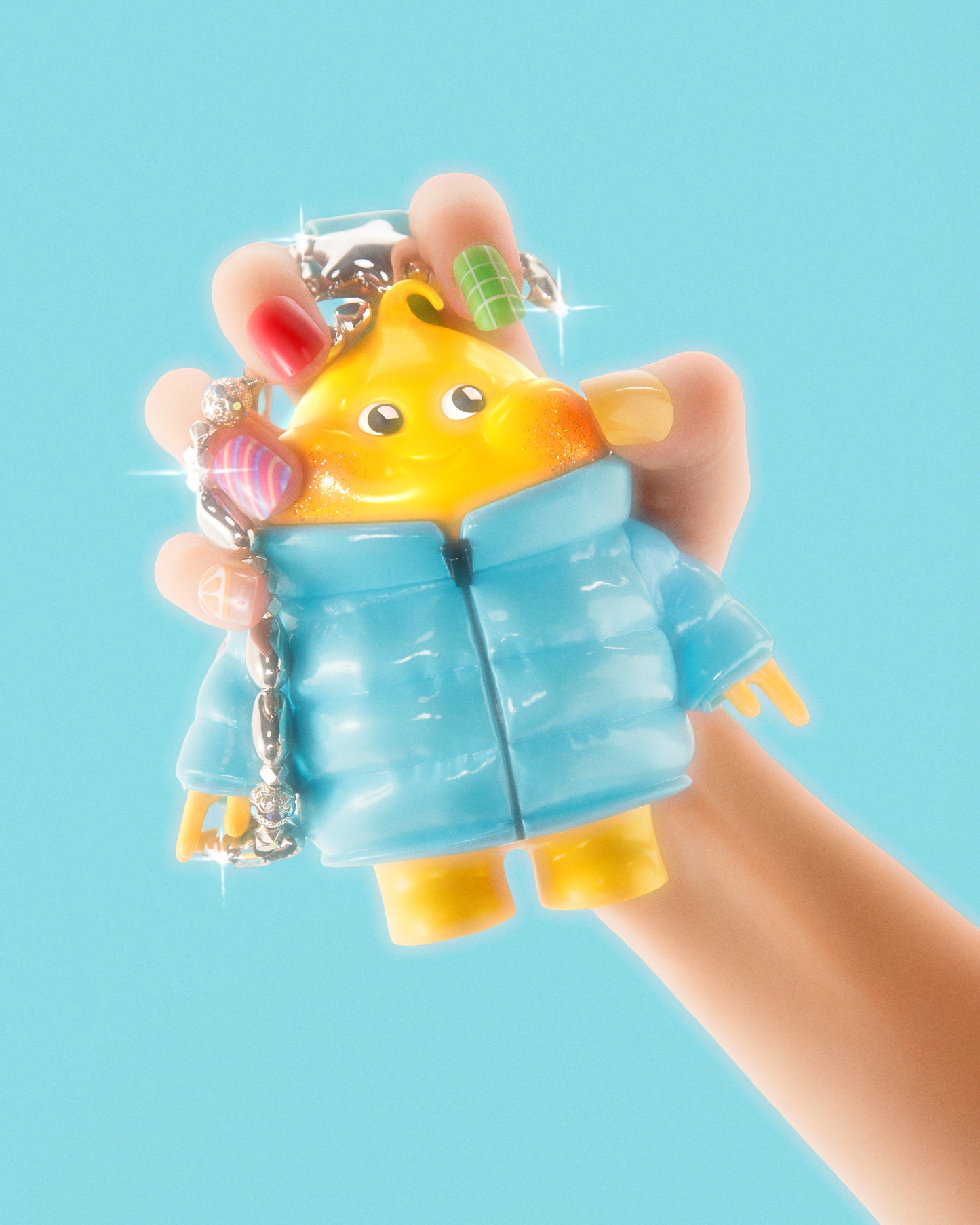 Butter Baby Bag Charm